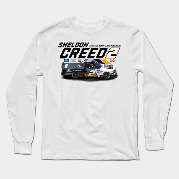 Sheldon Creed 2020 Champion (light colors) Long Sleeve T-Shirt by Sway Bar Designs